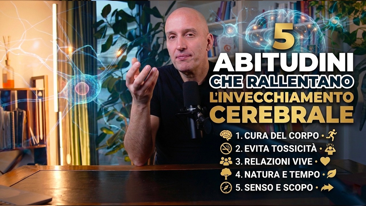 Il tuo cervello sta invecchiando troppo in fretta? (Fermalo con queste 5 abitudini)