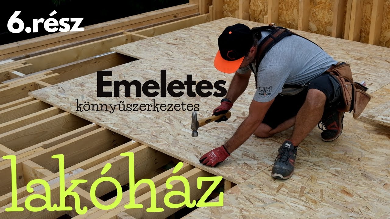 Könnyűszerkezetes térdfal - Emeletes, könnyűszerkezetes lakóház - 6. rész