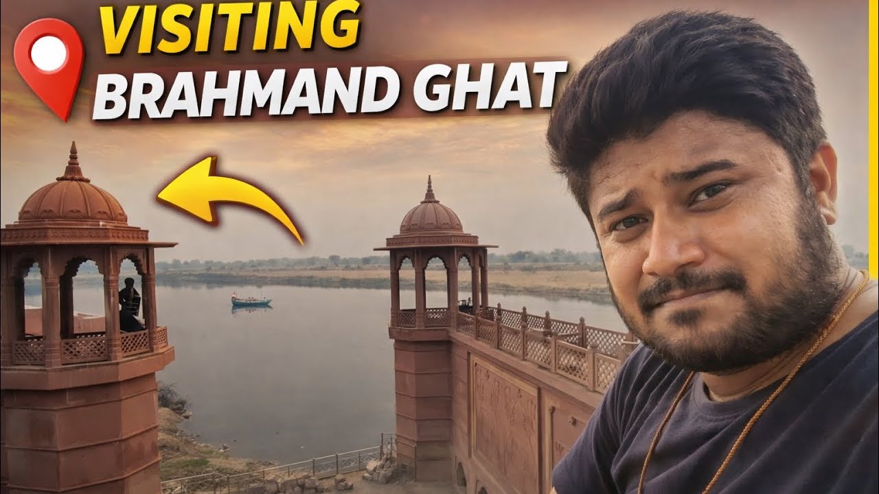Brahmand Ghat Evening Vibes | Yamuna Aarti & Serenity 🌊🪔