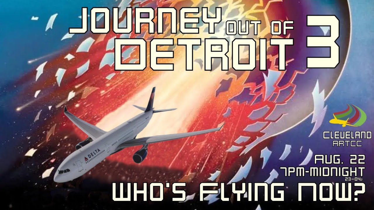 KDTW Vatsim Journey Out Of Detroit 2025