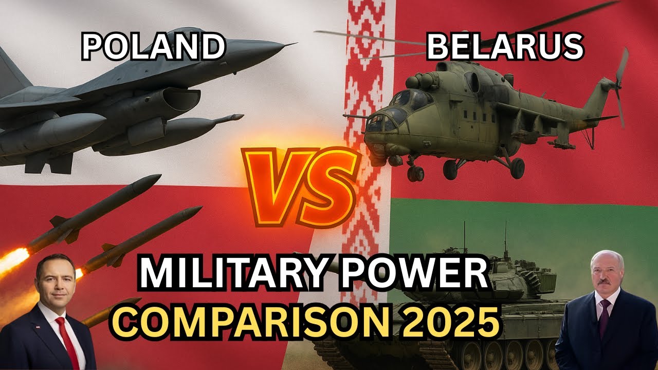 Poland vs Belarus Military Power Comparison 2025🚀|Belarus vs Poland #militarypower #poland #belarus