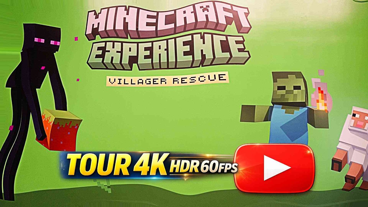 🎮 2025 Minecraft Experience Toronto 👾 Villager Rescue Adventure (4K HDR 60p)