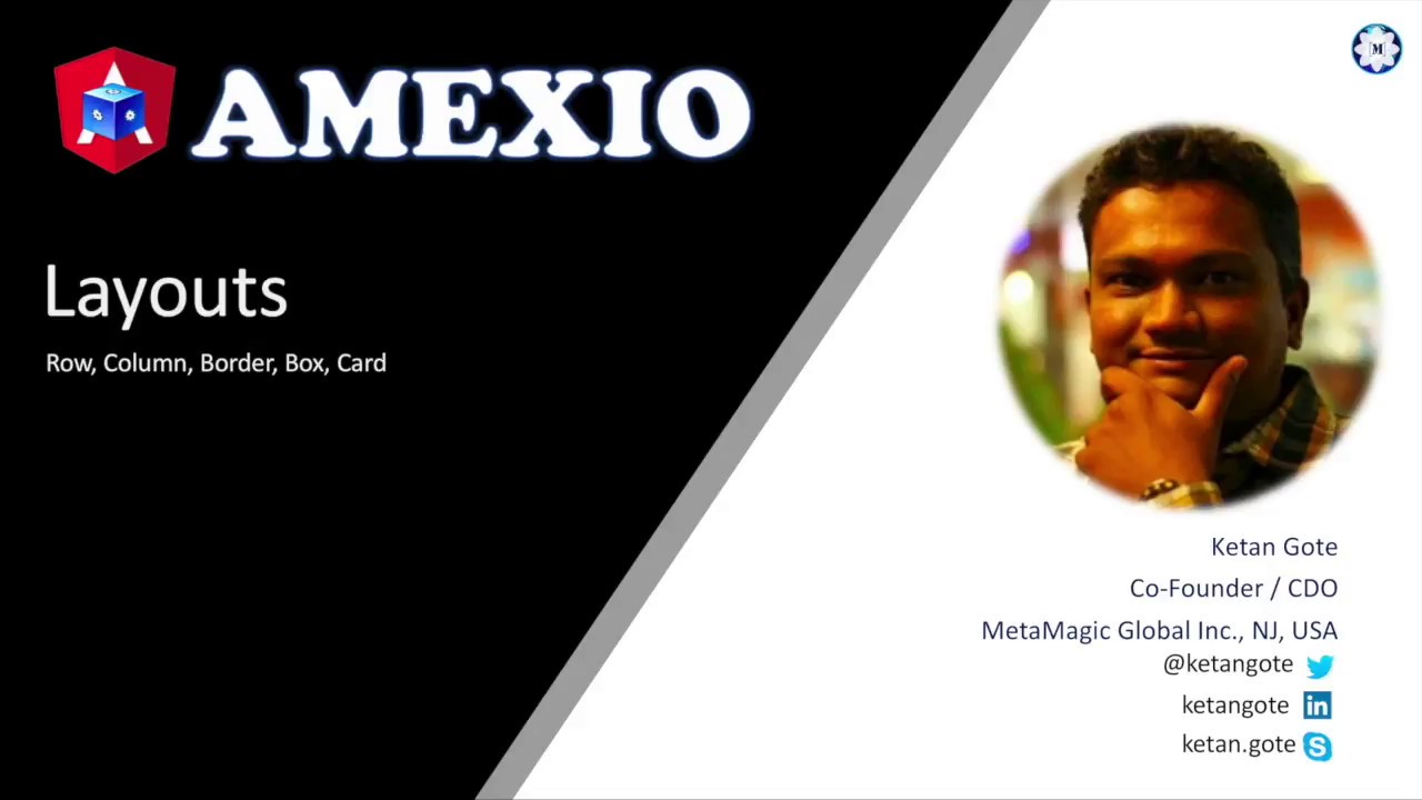 Amexio v5 Angular Layouts