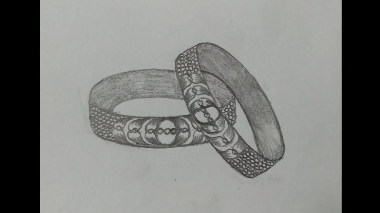 Most beautiful drawing of bangles || unique design || step by step drawing || The Wow Videos