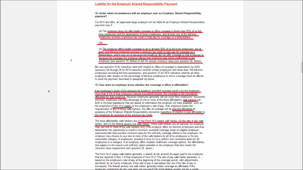 ♀️ hobby lobby | employer-shared responsibility & tax credits