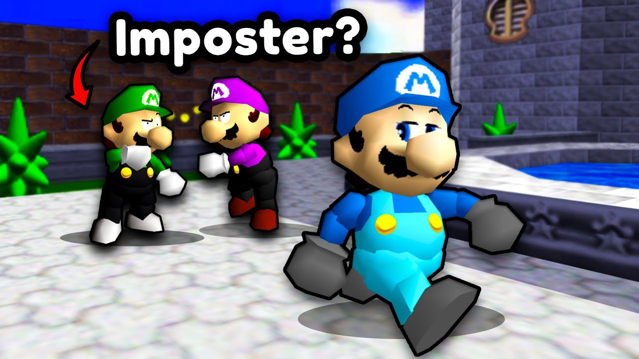 Mario Manhunt But The Hunters Are All Imposters (Prank)