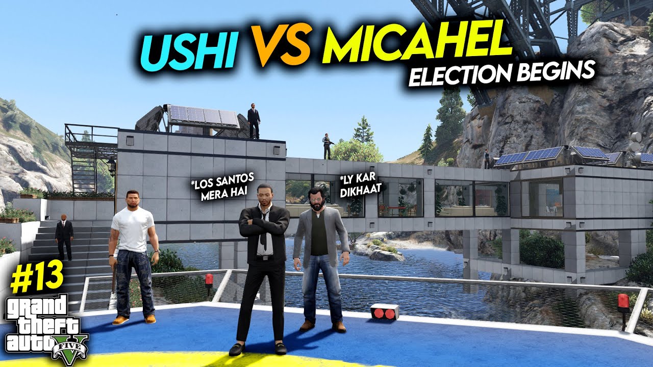 ELECTION BEGINS - KON JEETY GA? Michael Ya Ushi - GTA 5 MODS - Ep# 13 [GOP]