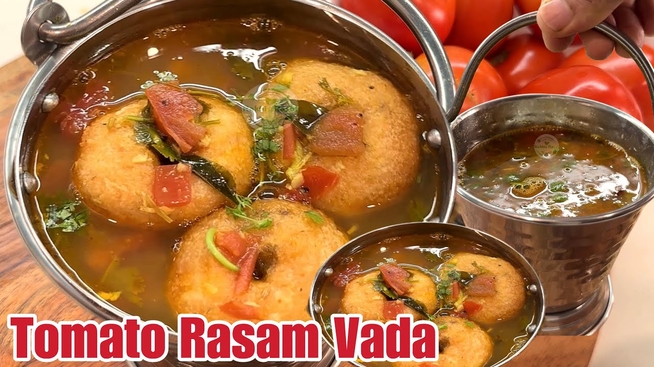 Secrets to Making the Best Rasam Vada | South Indian Rasam Vada Recipe @RakhisRasoi