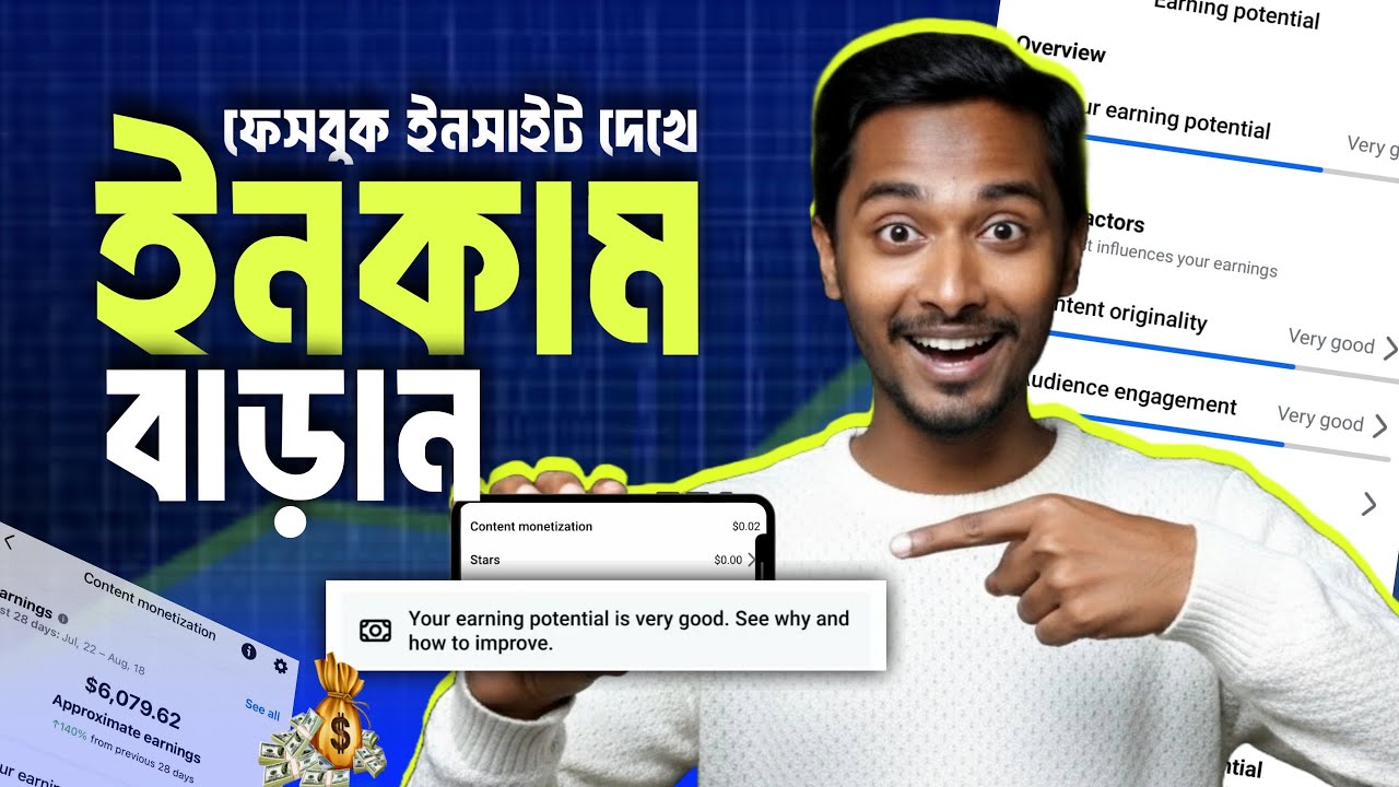 Facebook Earning Potential Explained in Bangla | Monetization Income Guide