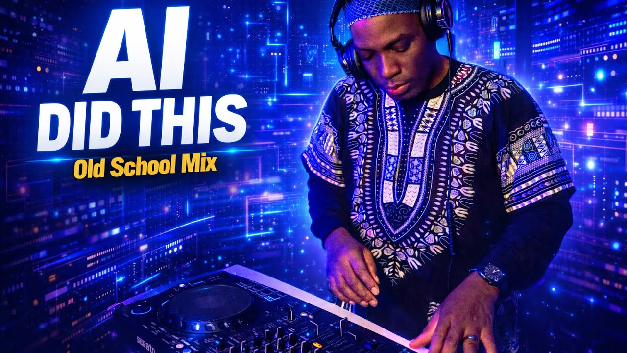 DJ mixes AI music  #AIMusic #AIMix #AIDJ #OldSchoolMix #oldschoolvibes #djset #dj #djmix