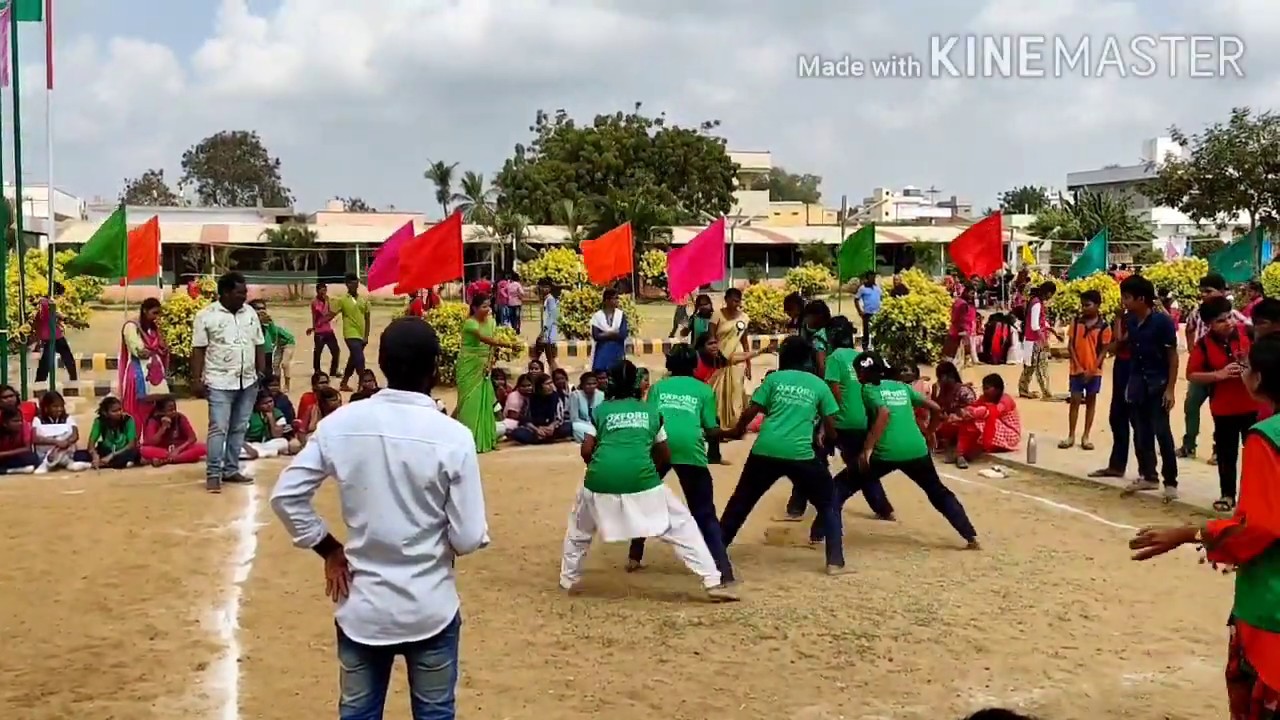 Sports meet 2019-20 conducted @ Oxford High school Uppugunduru (Feb-2020)