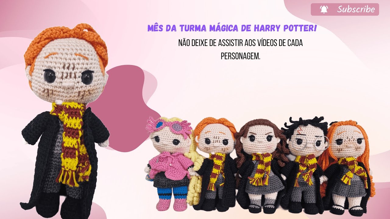Rony Weasley em amigurumi (parte 1)