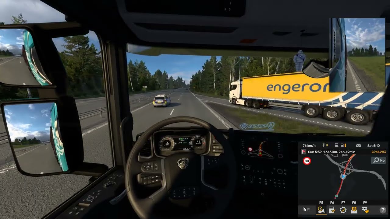 Let's go 1800km through Sweden! ETS2 Sweet Truck Haul job 280. Used Plastic from Rovaniemi to Aarhus
