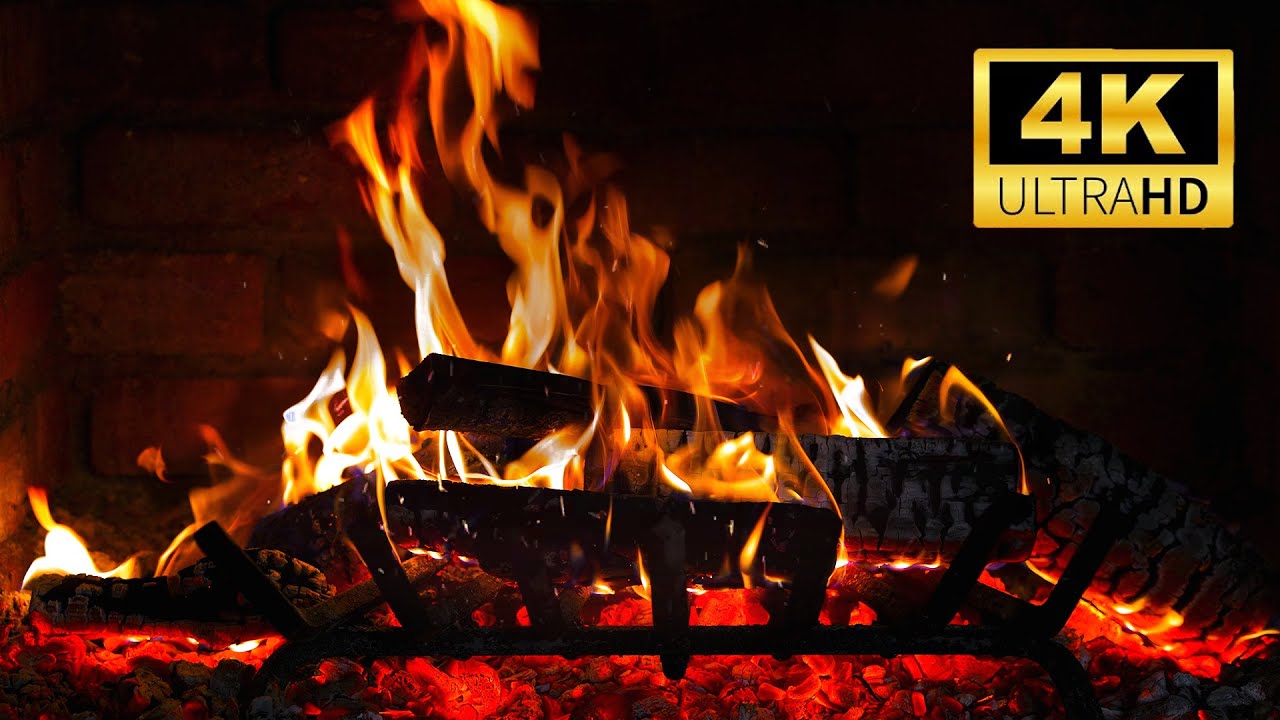 🔥 Ноябрьский Ночной Камин с Тлеющими Углями для Сна, Спокойствия и Глубокой Тишины