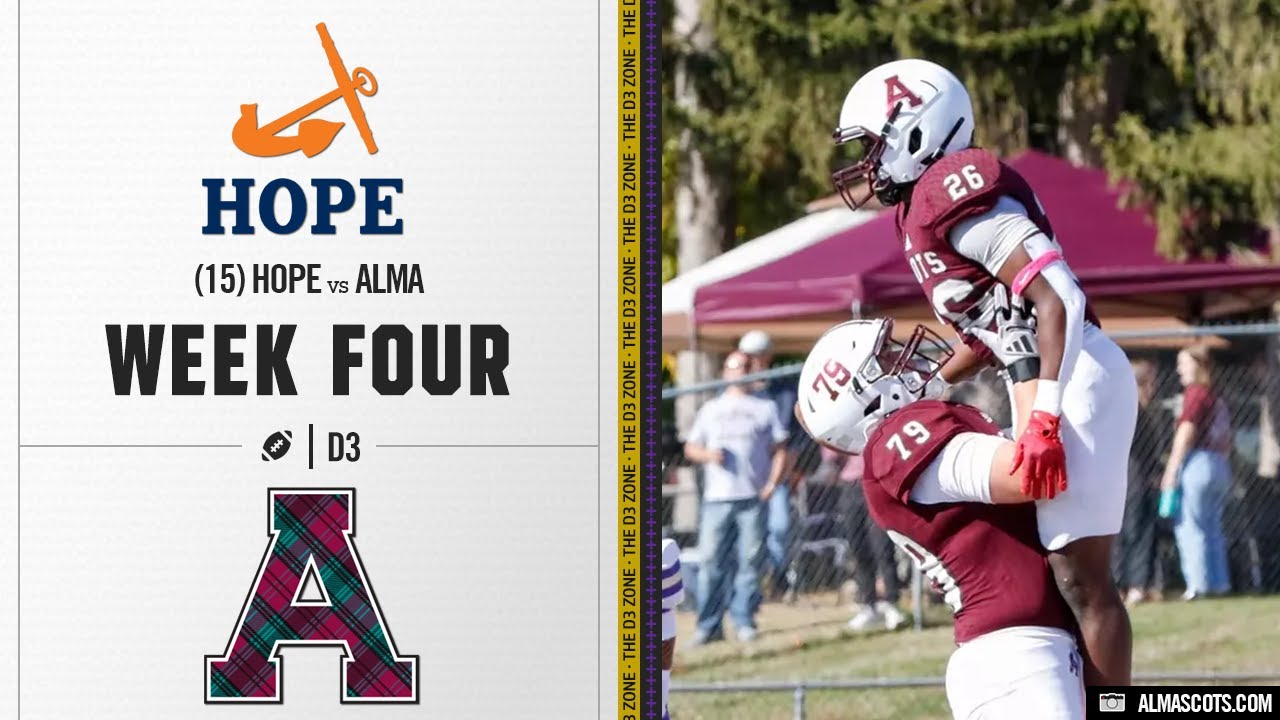 #15 Hope vs. Alma Highlights (INSANE ENDING) | D3 College Football 2025