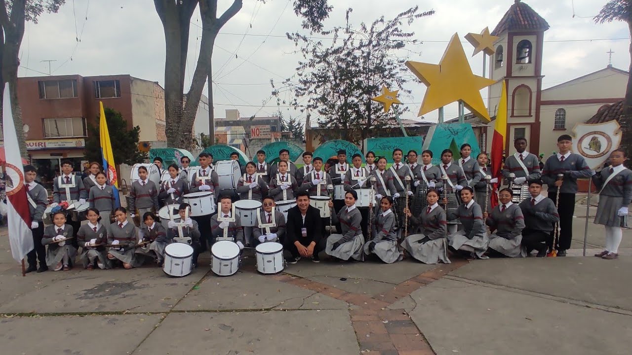 5to. festival de bandas marciales, ciudad de Bogotá, presentación colegió Charry.