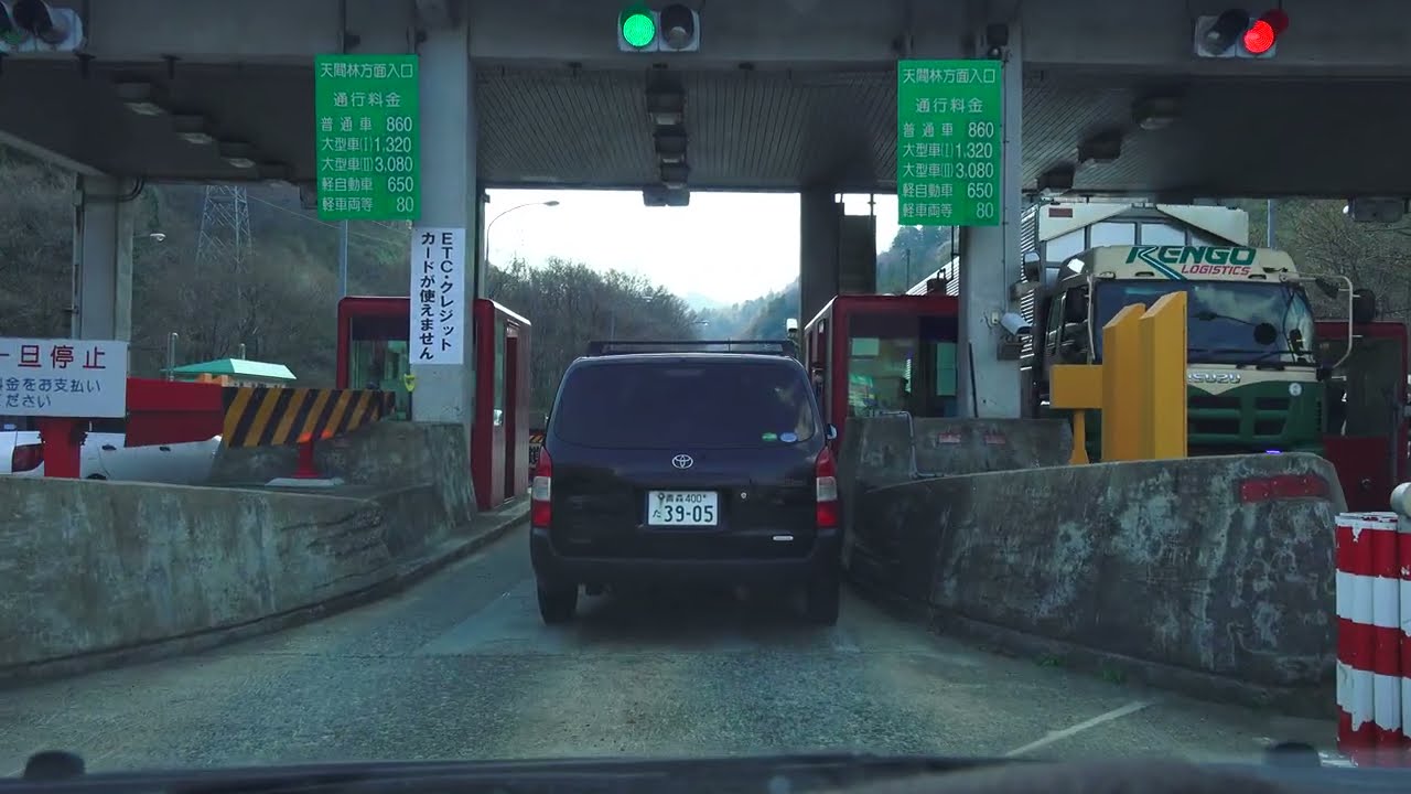 4K　青森市→八戸市の高速道路移動　等速　青森道・青森中央IC→みちのく有料道路→上北道→第二みちのく有料道路→百石道路→八戸道・八戸JCT