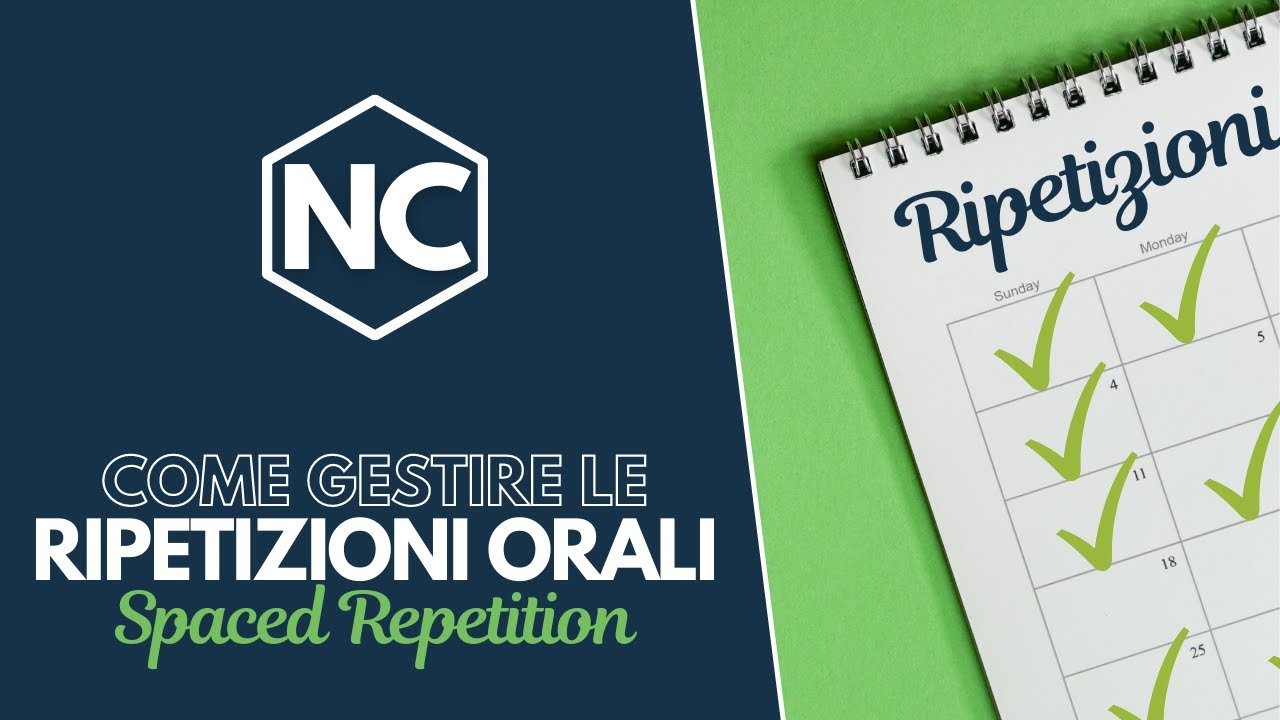 Gestire le Ripetizioni Orali del Materiale di Studio (SPACED REPETITION)