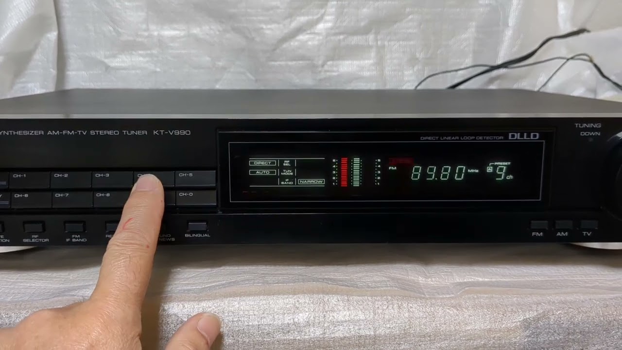KENWOOD AM/FMステレオチューナー KT-V990