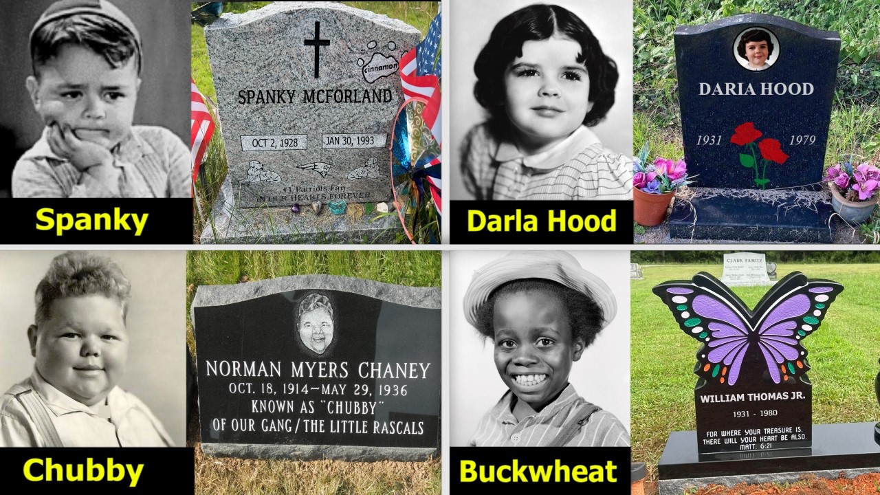 😢   Graves Of The Little Rascals Actors || Where Are They Buried ?