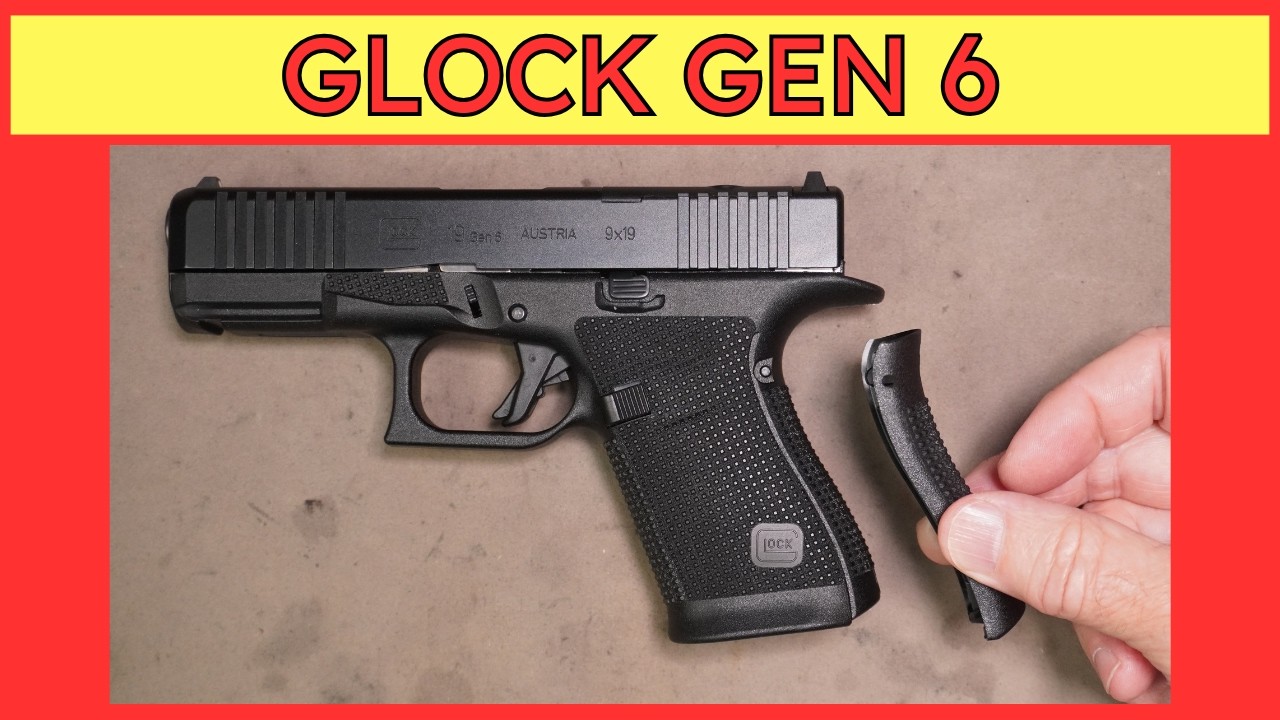 Замена накладки на рукоятку Glock Gen 6 &mdash; не пропустите этот шаг
