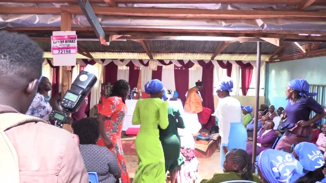 AIPCA MEDIUM GROUP STAGE ENTRANCE WITH BAPTISM CANDIDATES.
