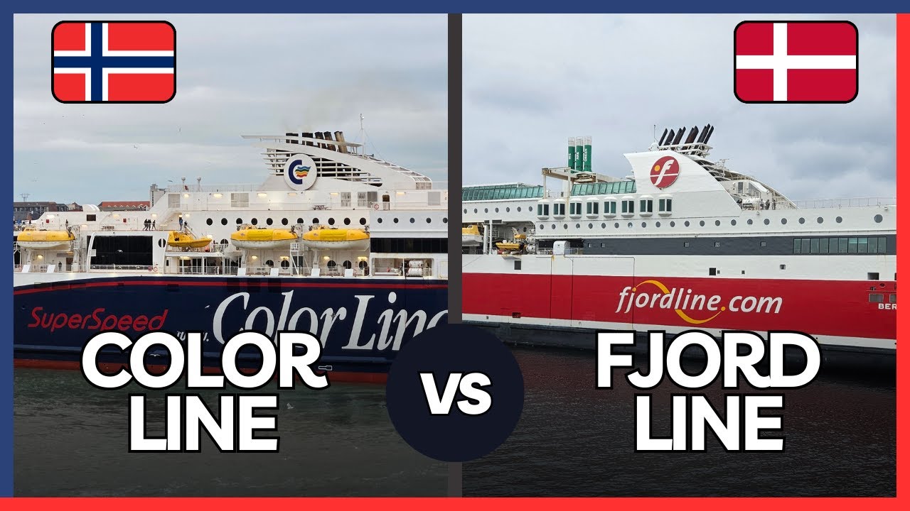 ⛴️ Color Line VS. Fjord Line | Ferry Test | Kristiansand Hirtshals 🇳🇴🇩🇰 | 2024