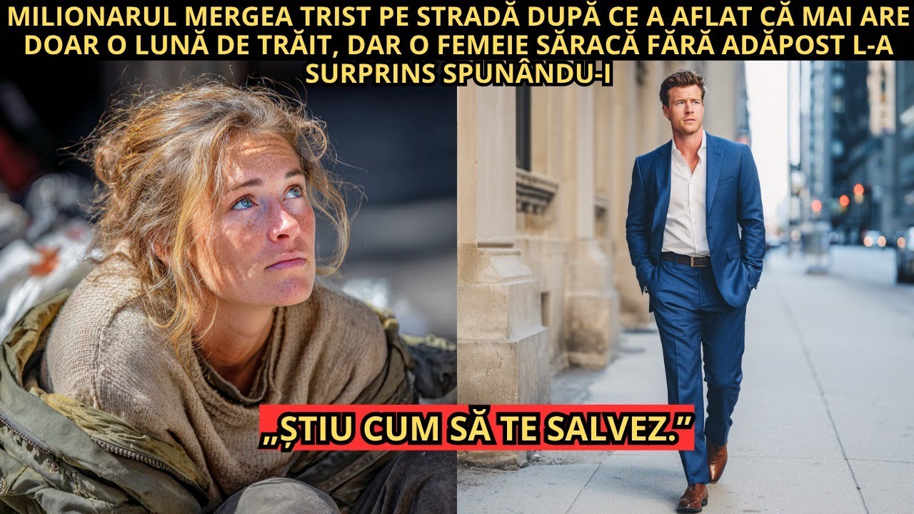 EL MAI AVEA O LUNĂ DE VIAȚĂ, dar FEMEIA FĂRĂ ADĂPOST i-a spus: „ȘTIU CUM SĂ TE SALVEZ”