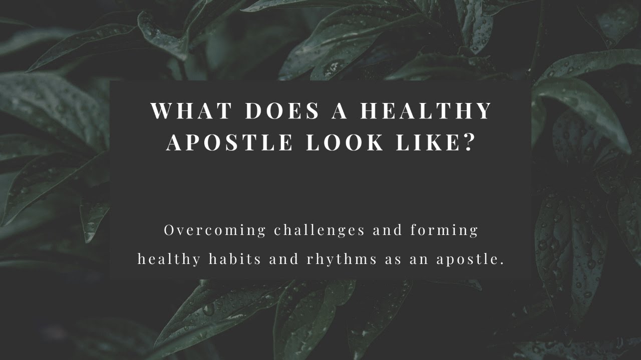 AQ Webinar - What Does a Healthy Apostle Look LIke?