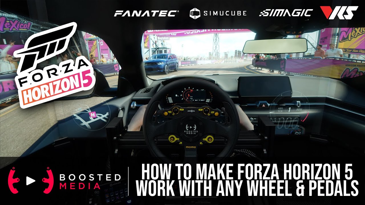 Заставьте Forza Horizon 5 работать с любым рулем и педалями