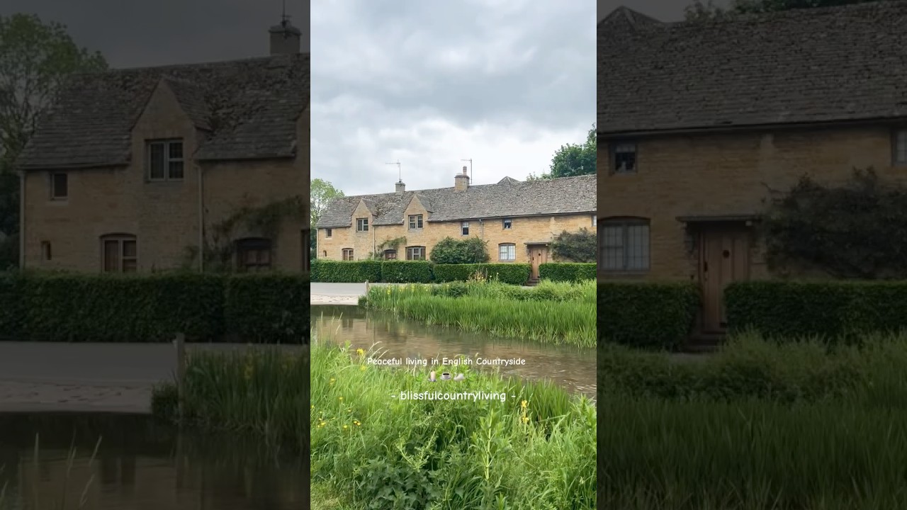 Peaceful Living in the English Countryside 🍃🕯️#peacefulmoments #englishcountryside #mindfulliving