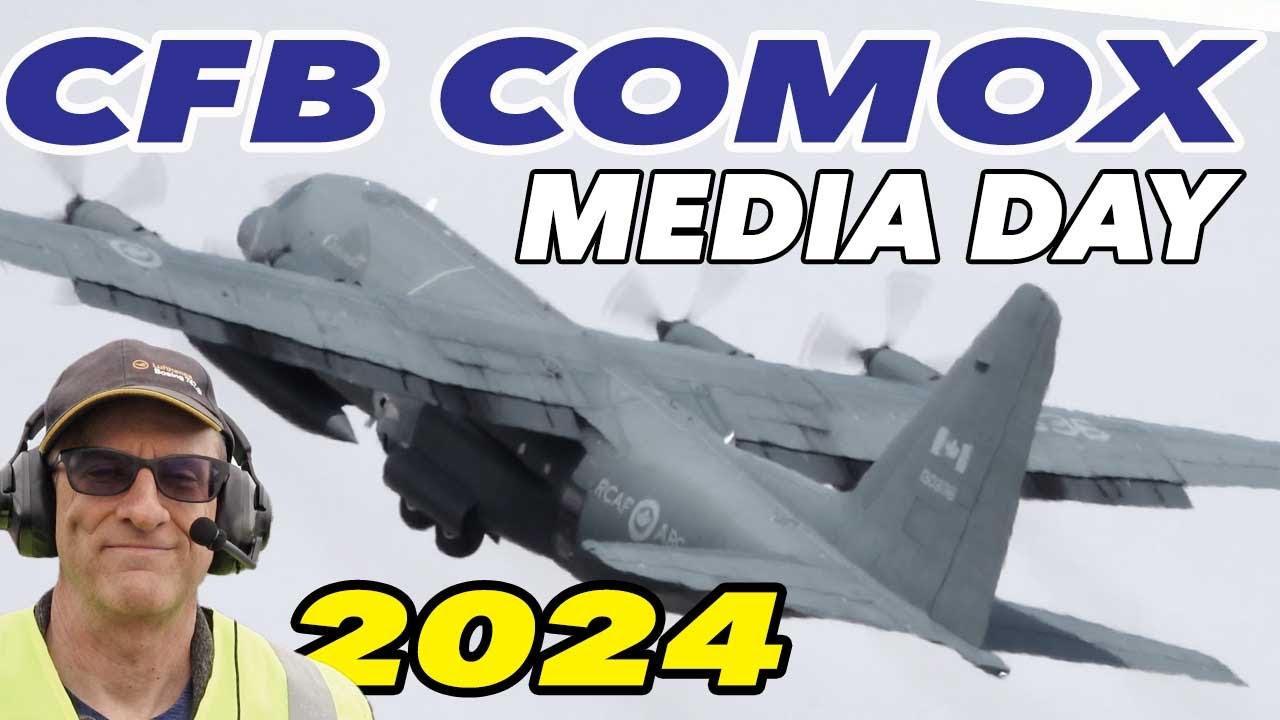 Медиа-день CFB Comox 2024 в формате FULL HD | МЕГАШОУ RCAF C-130 Hercules с C-17 KC-135 и многим ...