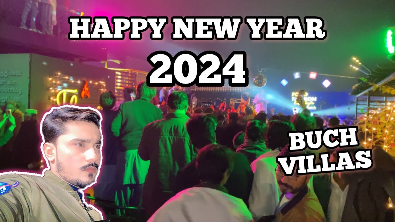Celebrating new year 2024 in buch villas | sath mein qawali bhi enjoy ki