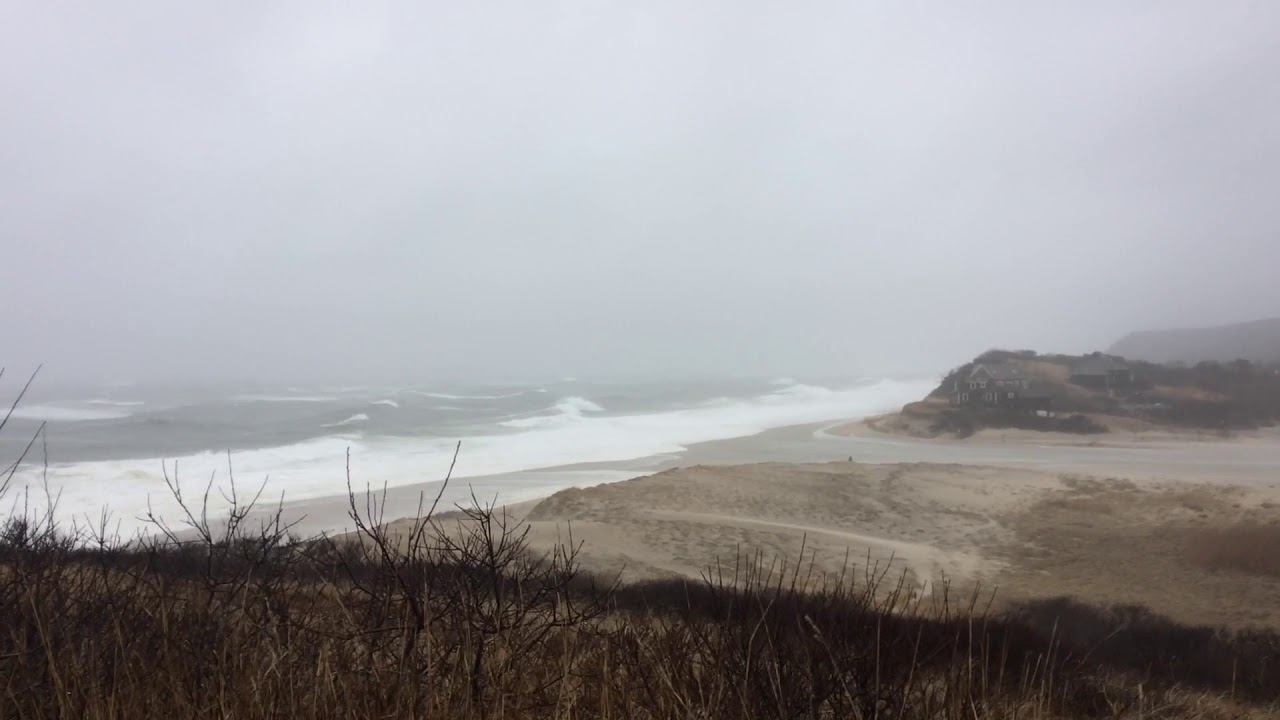 Ballston Beach flooded by storm