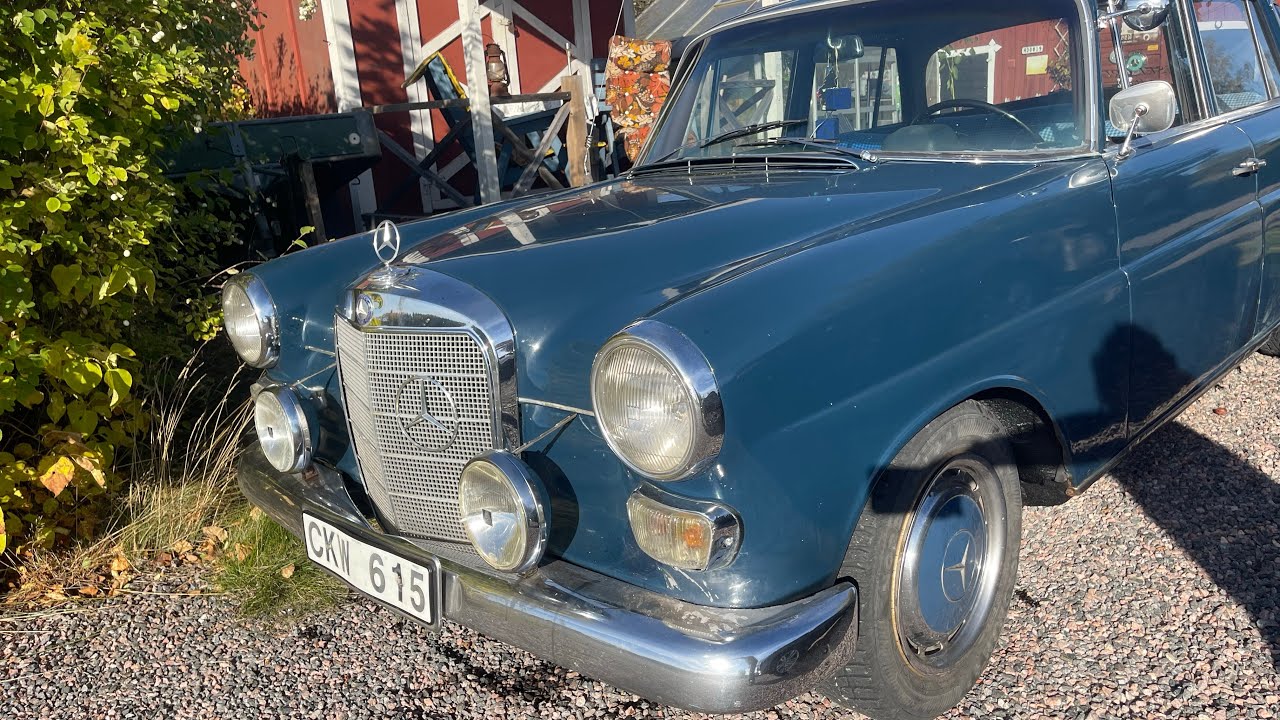 Höstmek med W110, extraljus, rost, olja.