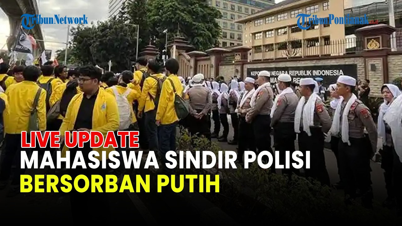 🔵 MAHASISWA SINDIR POLISI DI MABES POLRI, SOROT KASUS SISWA MTS TUAL