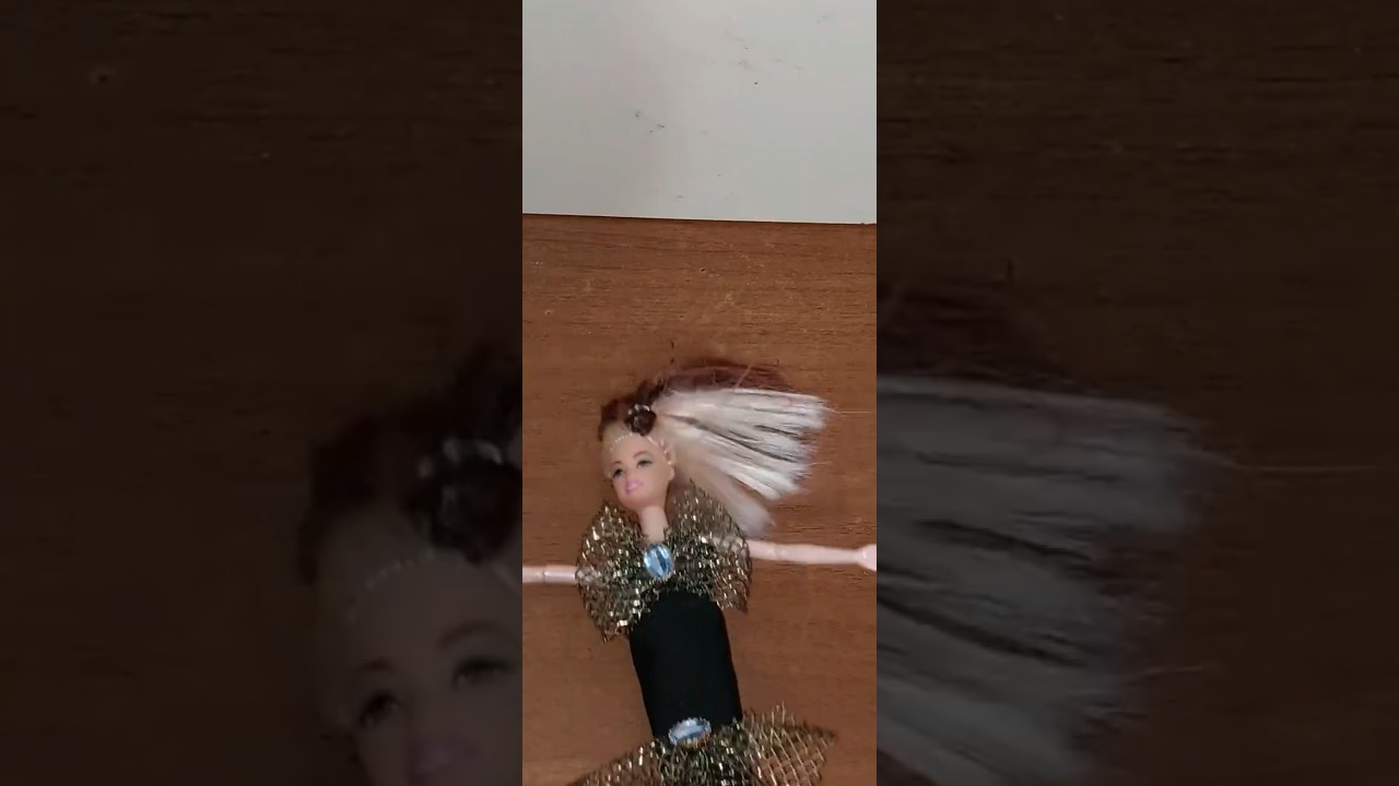 How to make a black bow dress for barbie