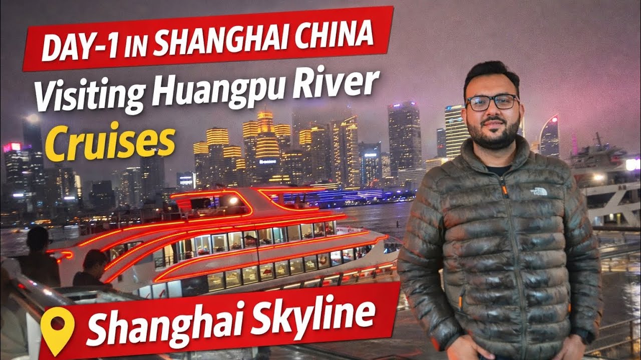 Shanghai Looks Unreal at Night! 🇨🇳 | Huangpu River Cruise     #Shanghai #ChinaTravel #ShanghaiVlog