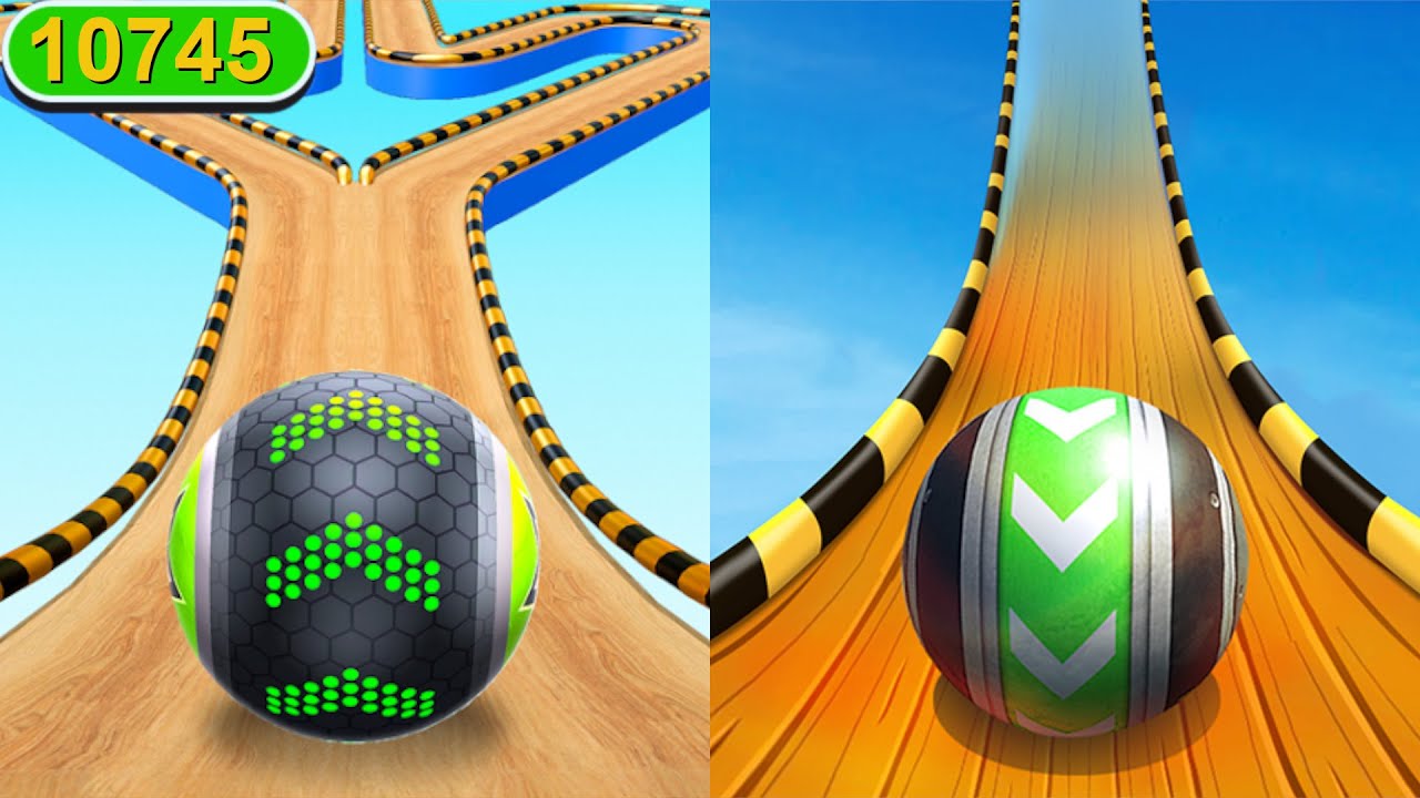Going Balls Funny Fails, All Levels 10745 Vs Sky Rolling Ball 3D Android, iOS Gameplay