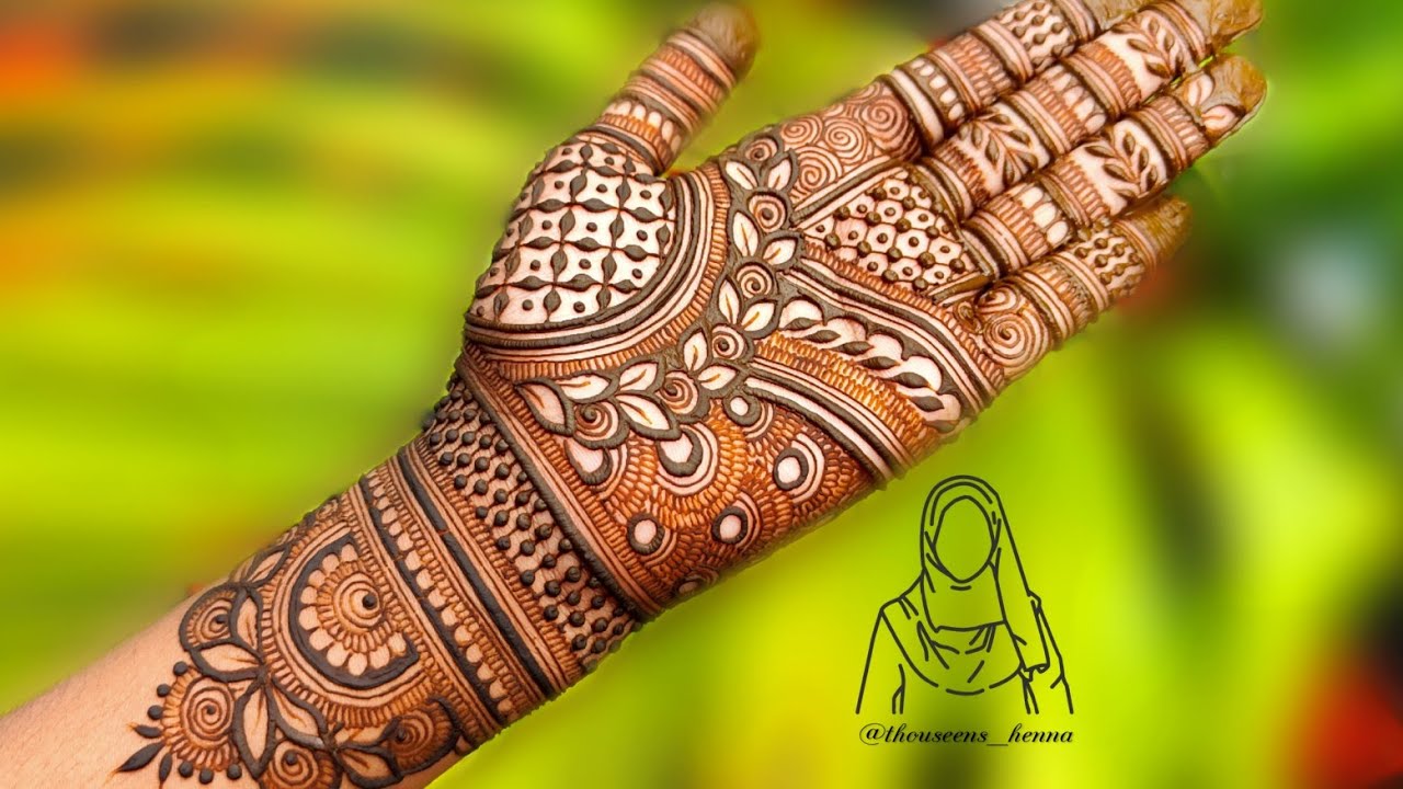 Very Beautiful Prettiest Henna Design for hands | Latest heavy Bridal Henna designs  #thouseenshenna