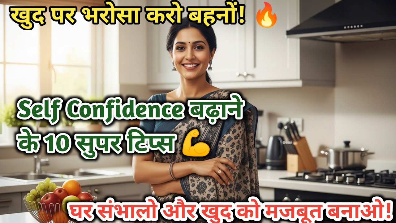 खुद पर भरोसा कैसे बढ़ाएँ? Self Confidence बढ़ाने के 10 जबरदस्त टिप्स | Homemaker Women Motivation