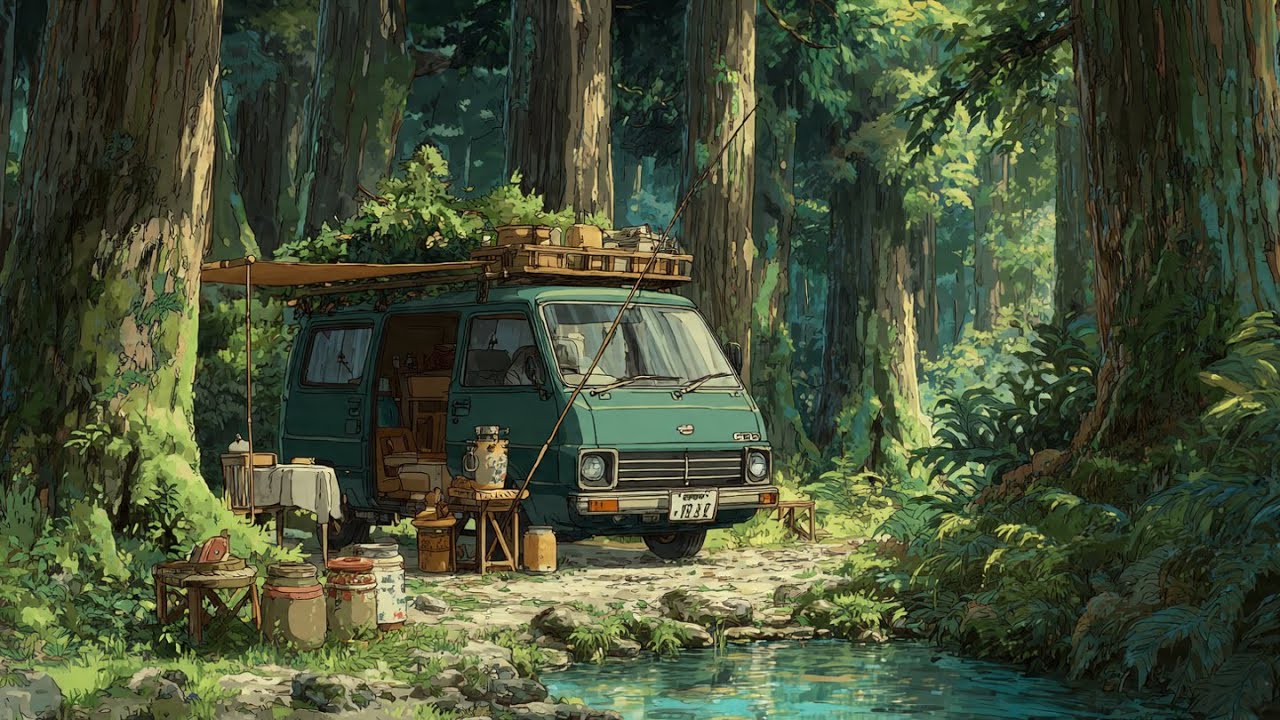 🚐 Van Life Lo-fi: Nonstop Roadtrip Chill Mix | Night Drive Vibes & Cozy Beats