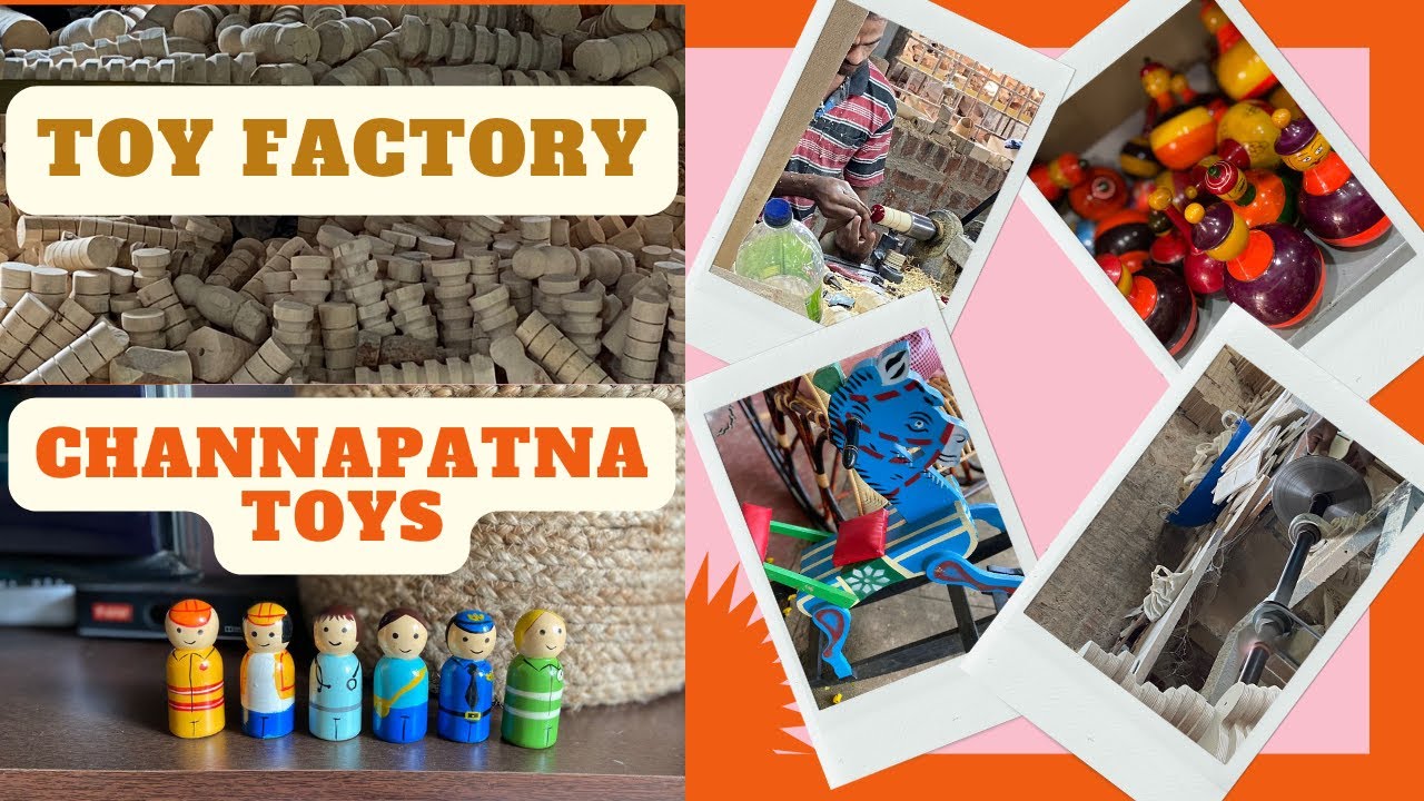 Channapatna Toy Factory Tour | Channapatna Toys | Toy Making | A day on Mysore Highway | Part 3