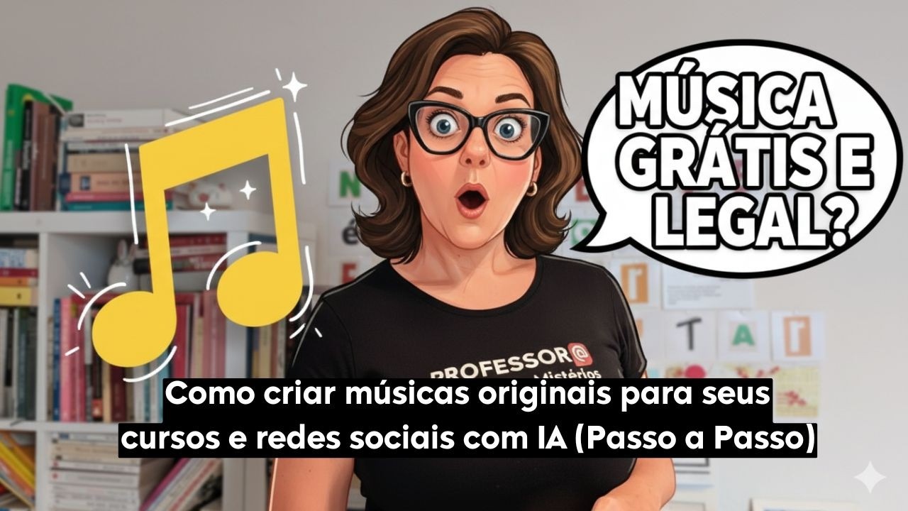Como criar músicas para cursos e redes sociais com IA (passo a passo)