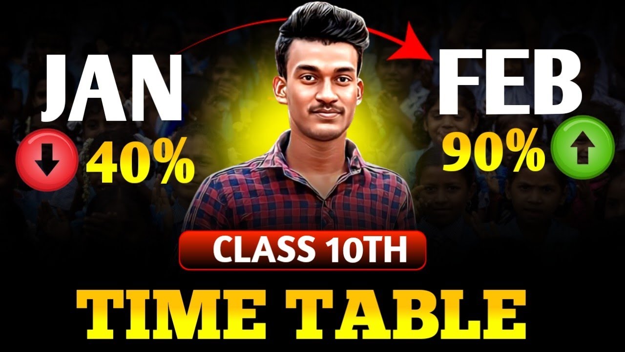 January to Final Board Exam Time Table 🔥 Score 90% In 10th Board Exam | 10th Class Board Exam 2026 🔥