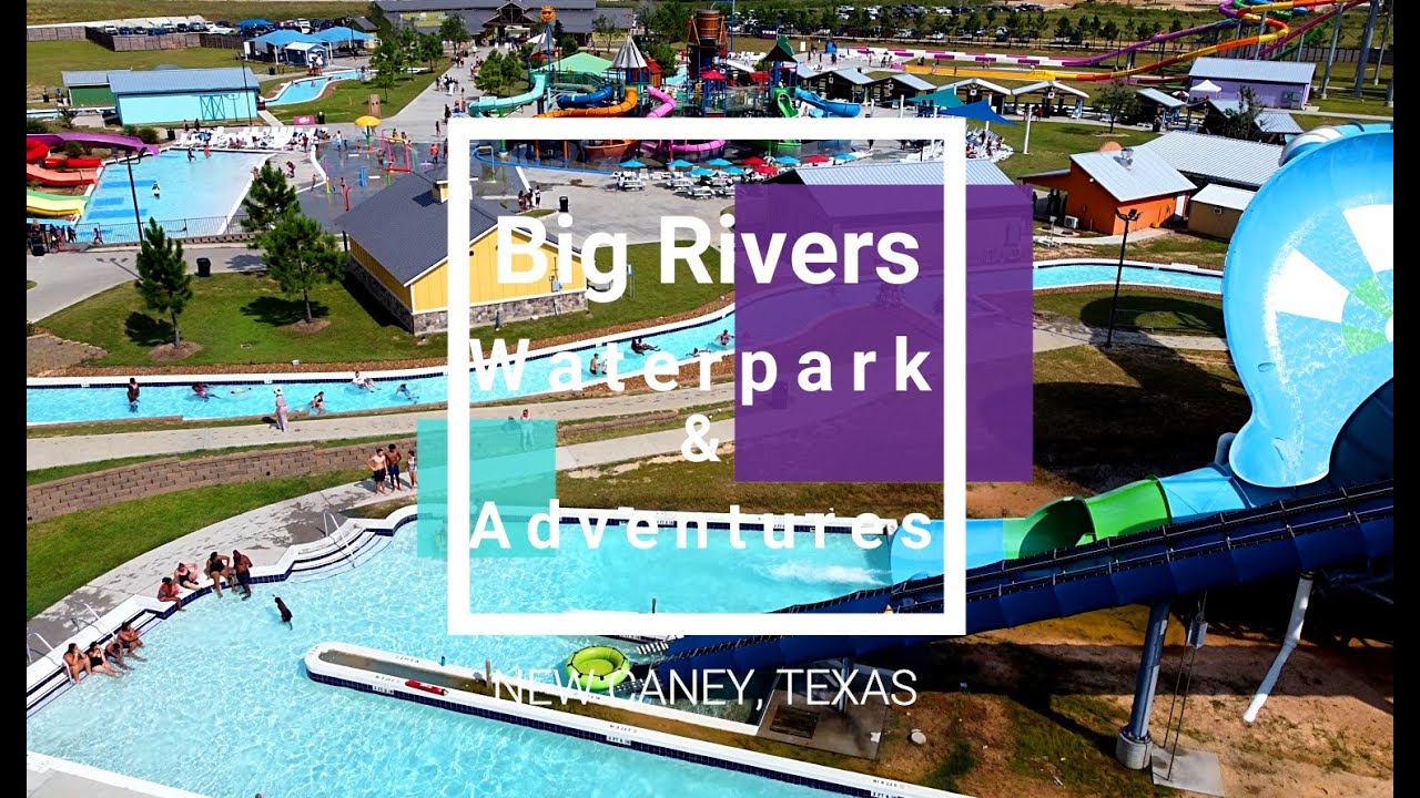 Big Rivers Water Park and Adventures 4K Drone Footage | New Caney, TX