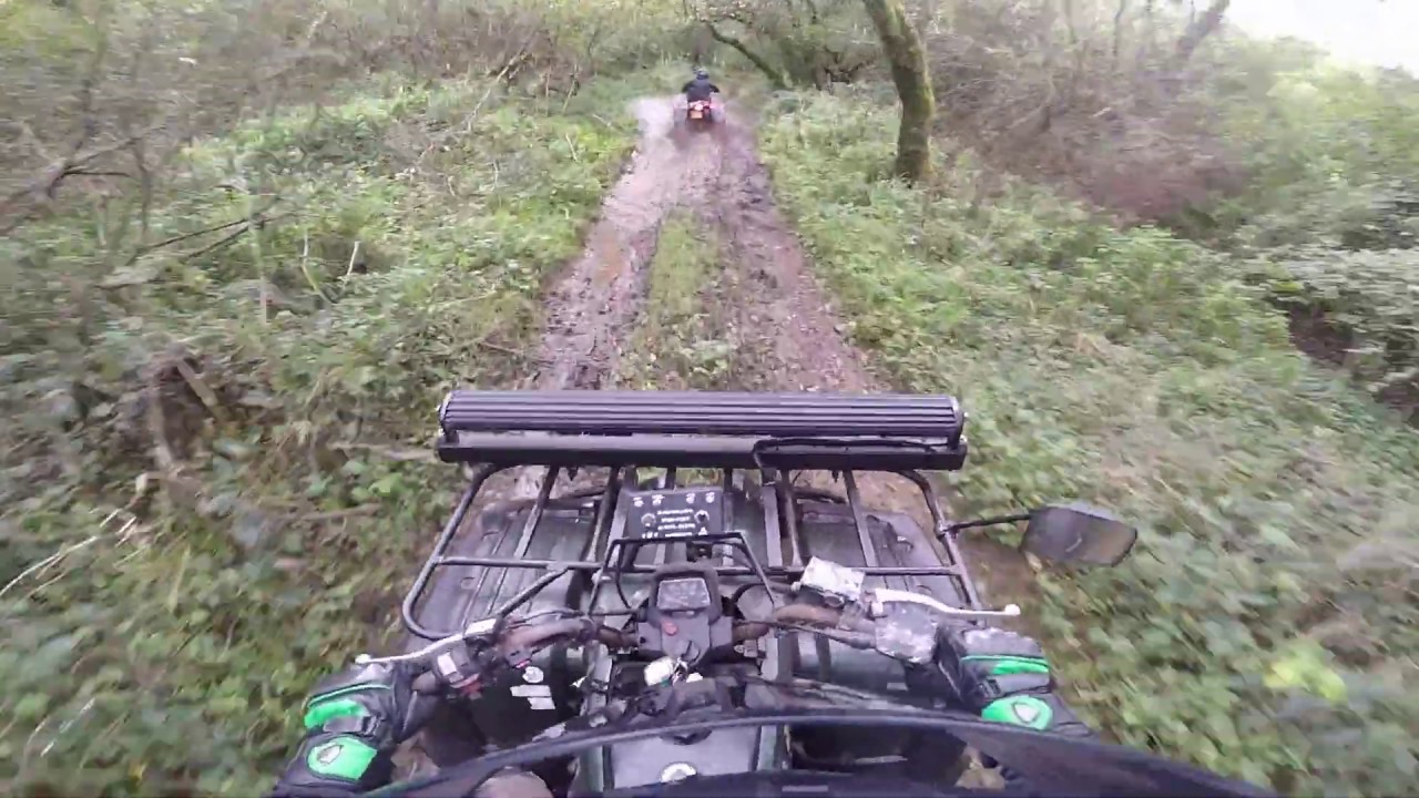1998 Yamaha Kodiak 400 4WD, Vs 2007 Suzuki Eiger 400 4WD Green Laning offroading