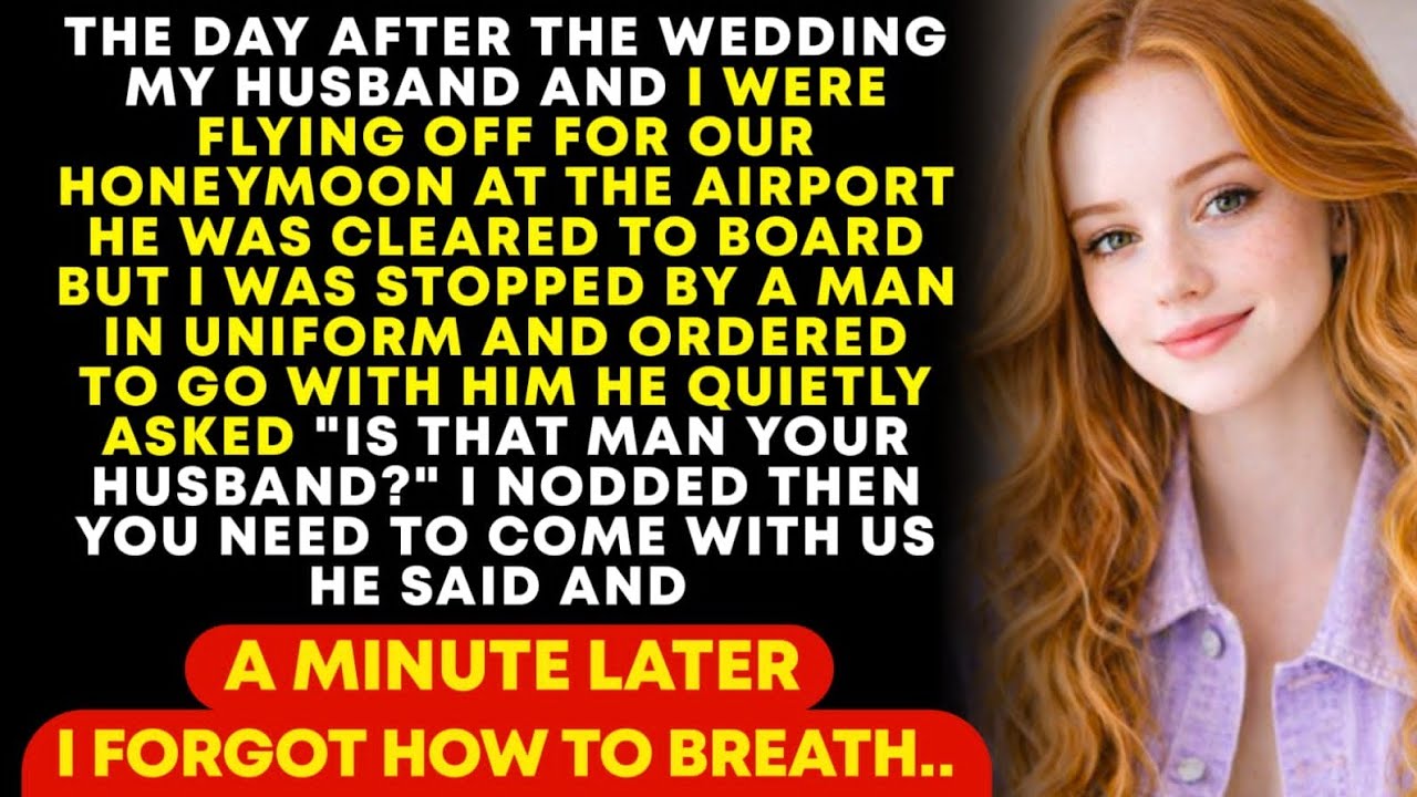 The day after the wedding, my husband and I were supposed to go...