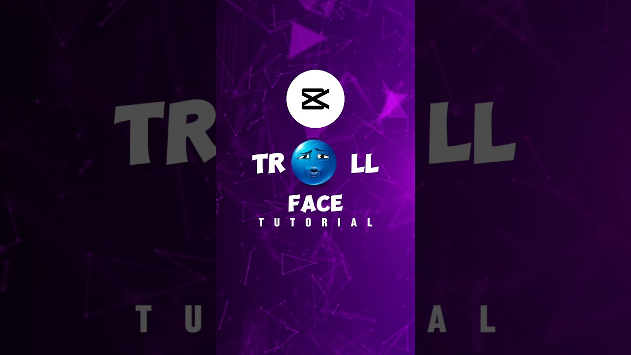 Trending Troll 🌚 Tutorial 🔥 in CapCut