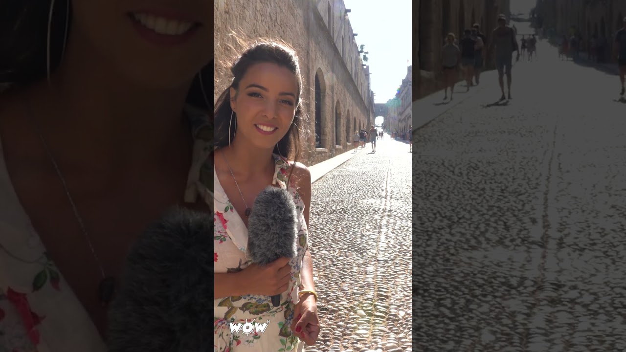 Amazing street of the Knights in Rhodes #shorts #short